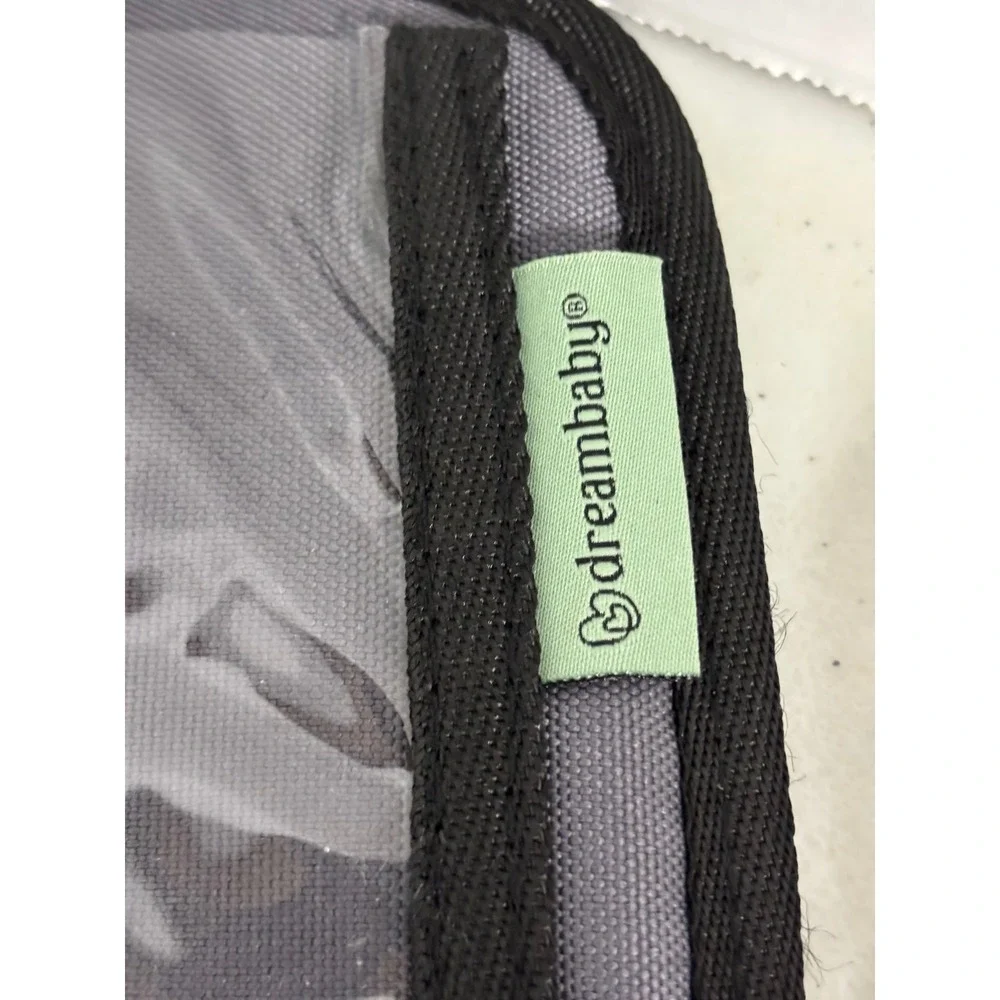 Dreambaby Gray Stroller Car Seat‎ Travel Organizer Mesh Pockets 2 Pack L2380